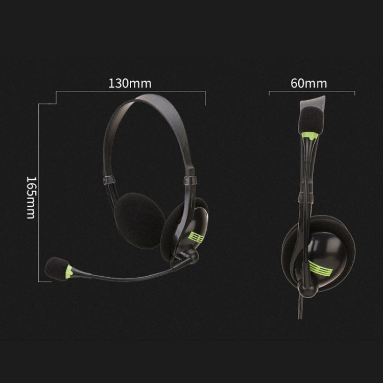 Head-Mounted Wired Headset With Microphone, Style: My Store