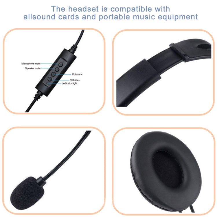 Head-Mounted Wired Headset With Microphone, Style: My Store