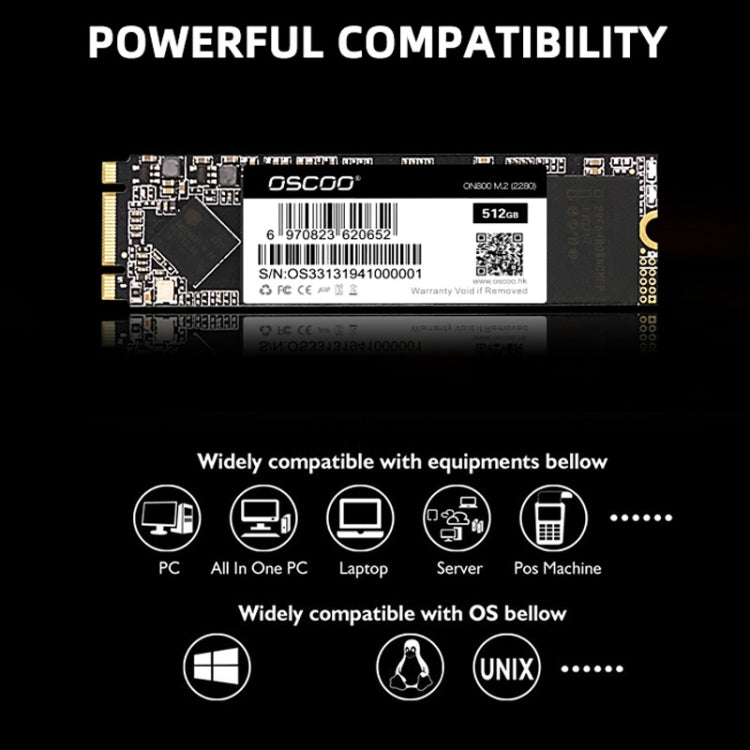 OSCOO ON800 M2 2280 Laptop Desktop Solid State Drive