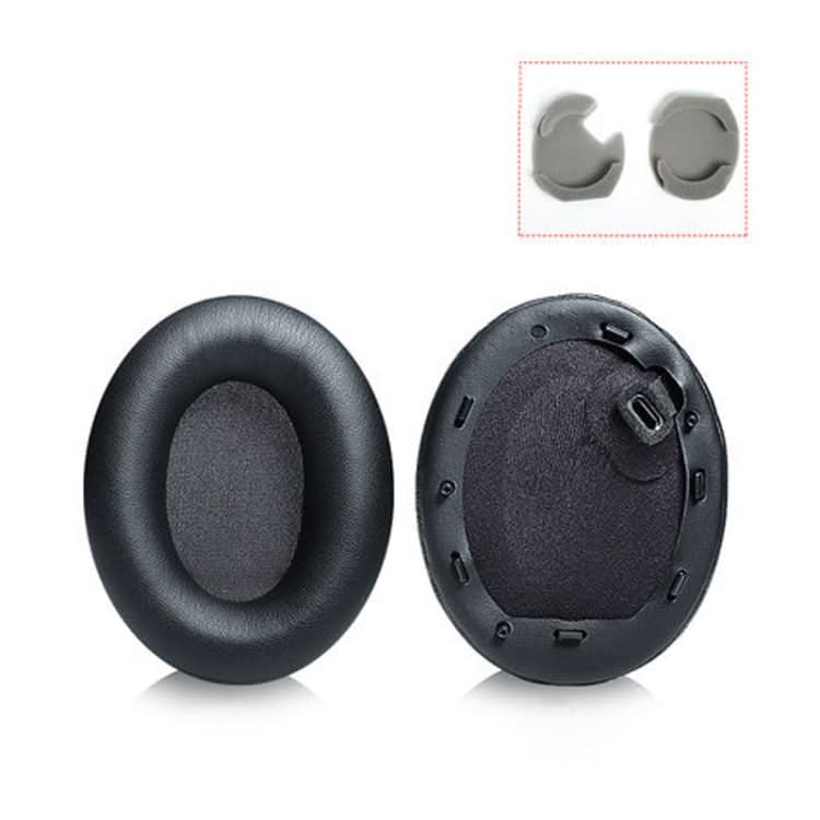 2 PCS Leather Headset Earmuffs for Sony 1000XM4