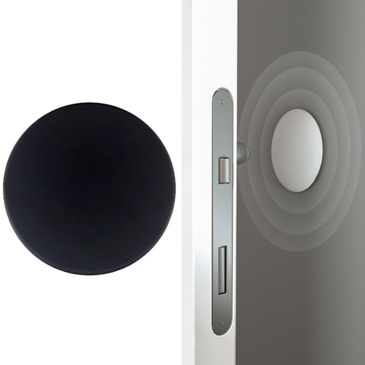 Silent Anti-Collision Silicone Pad For Door Handle, Size: 5cm Round Black My Store