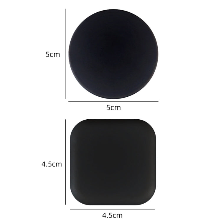 Silent Anti-Collision Silicone Pad For Door Handle, Size: 5cm Round Black My Store