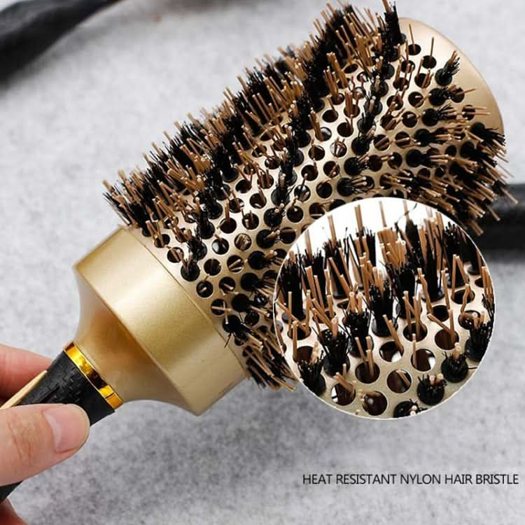 Twill Boar Bristles Curling Comb Ceramic Roller Comb Reluova