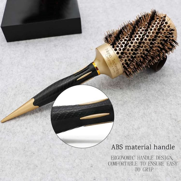 Twill Boar Bristles Curling Comb Ceramic Roller Comb Reluova