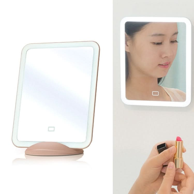 Flydee FD008-1 Portable LED Makeup Mirror With Bracket Wall Hanging Vertical Dual-Use Makeup Mirror Reluova