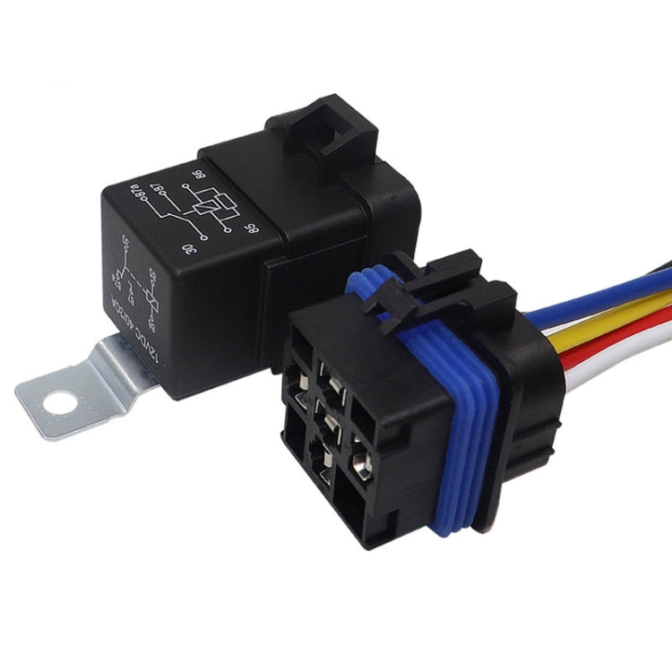 2 PCS 1040 5 Pin Waterproof Integrated Automotive Relay With Bracket-Reluova