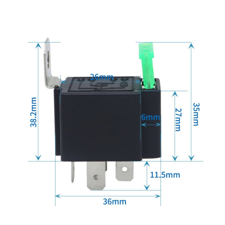 5 Sets JD2912 4 Pin Car Relay With Fuse-Reluova