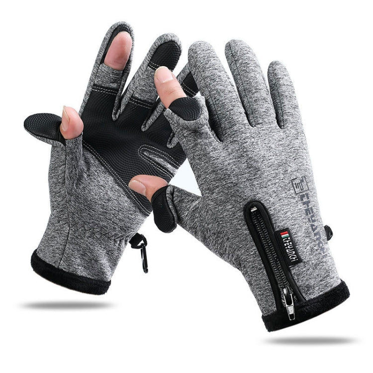 Outdoor Sports Riding Warm Gloves Touch Screen Fingerless Fishing Gloves Reluova