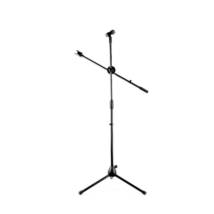 Single Rod Floor Formula Adjustable Microphone Bracket, Style: