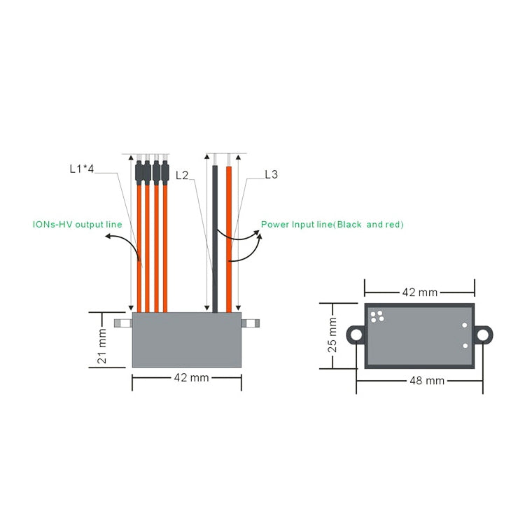 Anion Air Purifier Negative Ion Generator Module Reluova