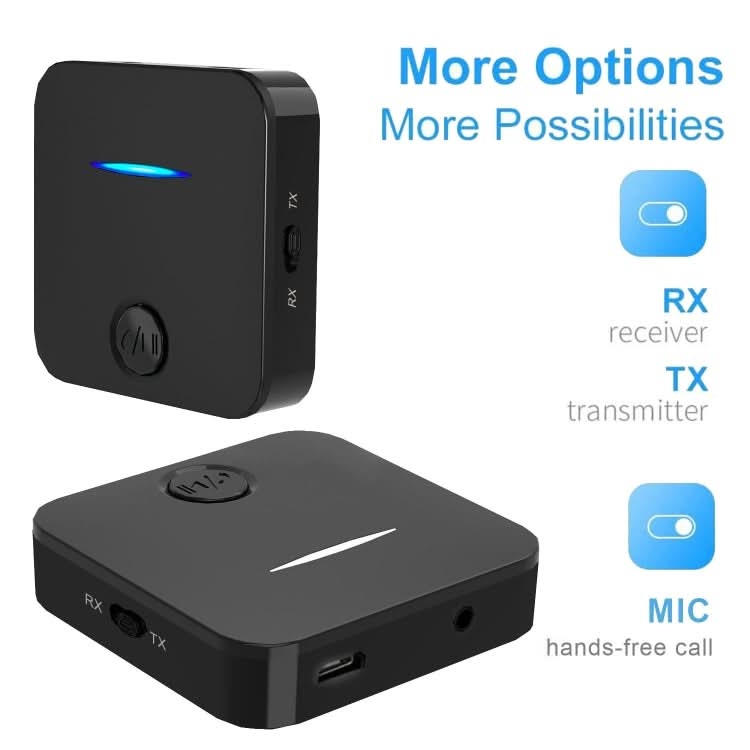 WB5 Bluetooth 5.0 Wireless Audio Adapter Receiver & Transmitter