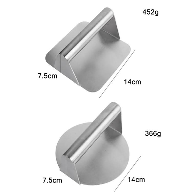 304 Stainless Steel Hamburger Manual Meat Press-Reluova