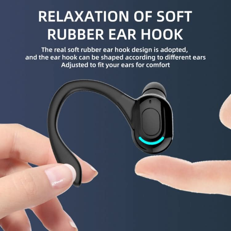 F8 Bluetooth 5.1 Ear-Mounted Stereo Wireless Sports Earphone