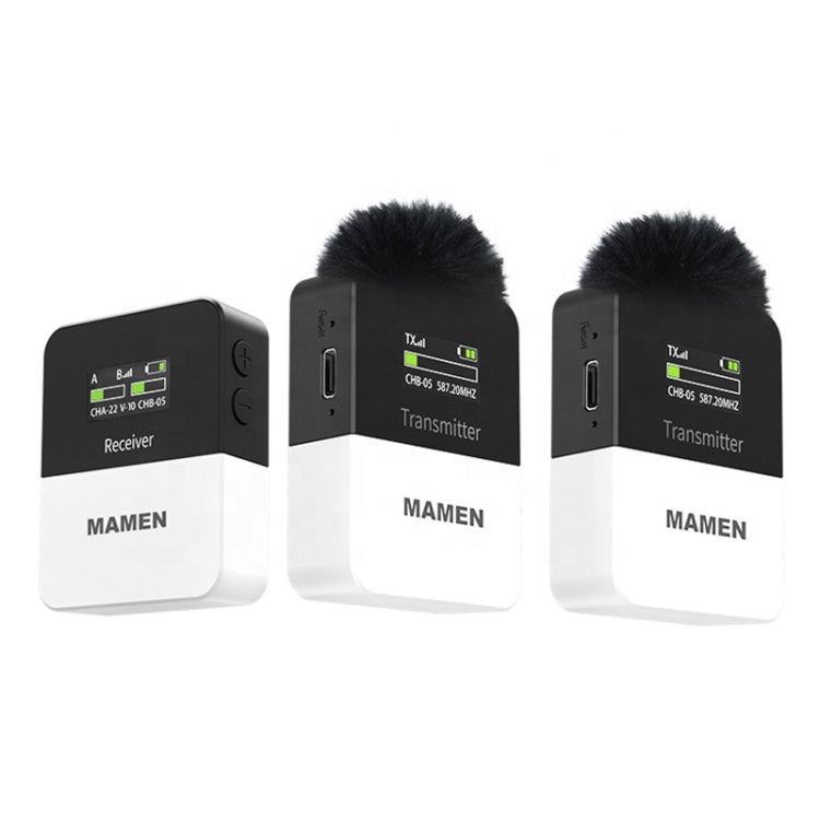 MAMEN KT-W1 Live Single-Reverse Camera Microphone, Specification: