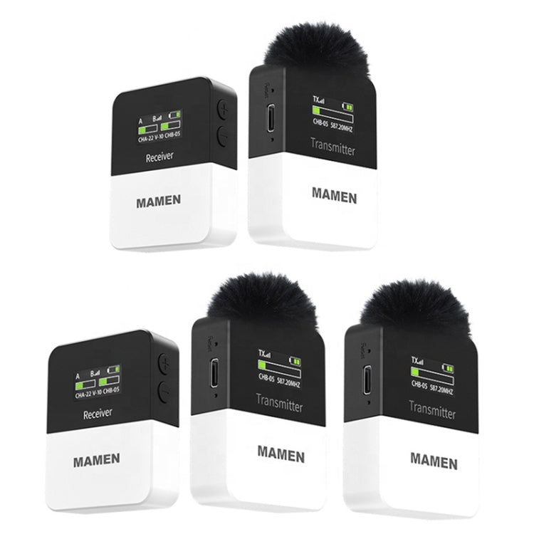 MAMEN KT-W1 Live Single-Reverse Camera Microphone, Specification: Reluova