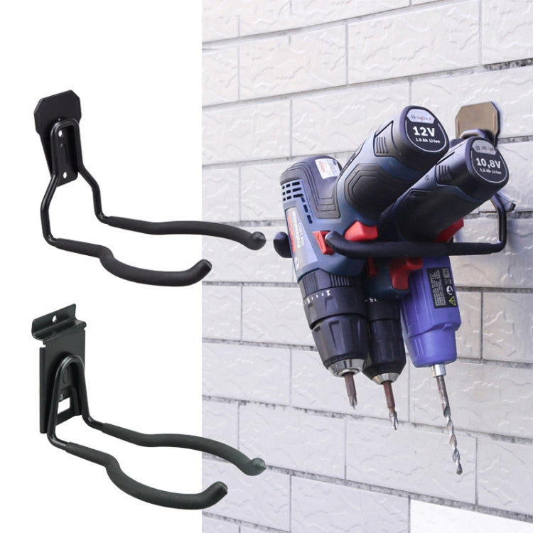 Electric Tool Hook Wall Hanging Metal Storage Shelf, Style: