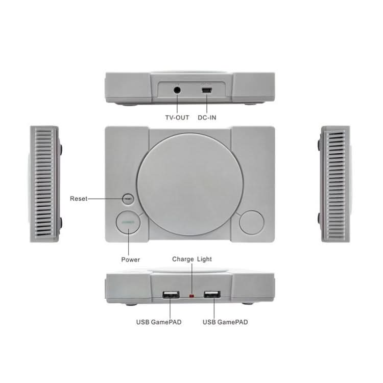 8-Bit Mini Double Players TV Game Console Built-in 620 Games Reluova