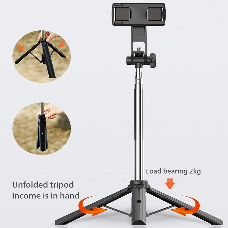 CYKE Folding Telescopic Mobile Phone Broadcast Stand Tripod, Specification: