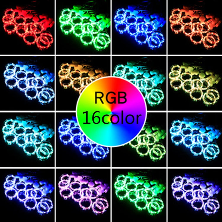 RGB 16 Color-Changing Copper Wire Curtain String Lights My Store