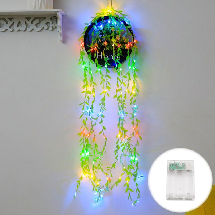 0.9m 100 LEDs Simulation Green Planting Copper Wire Decorative Light, Spec: