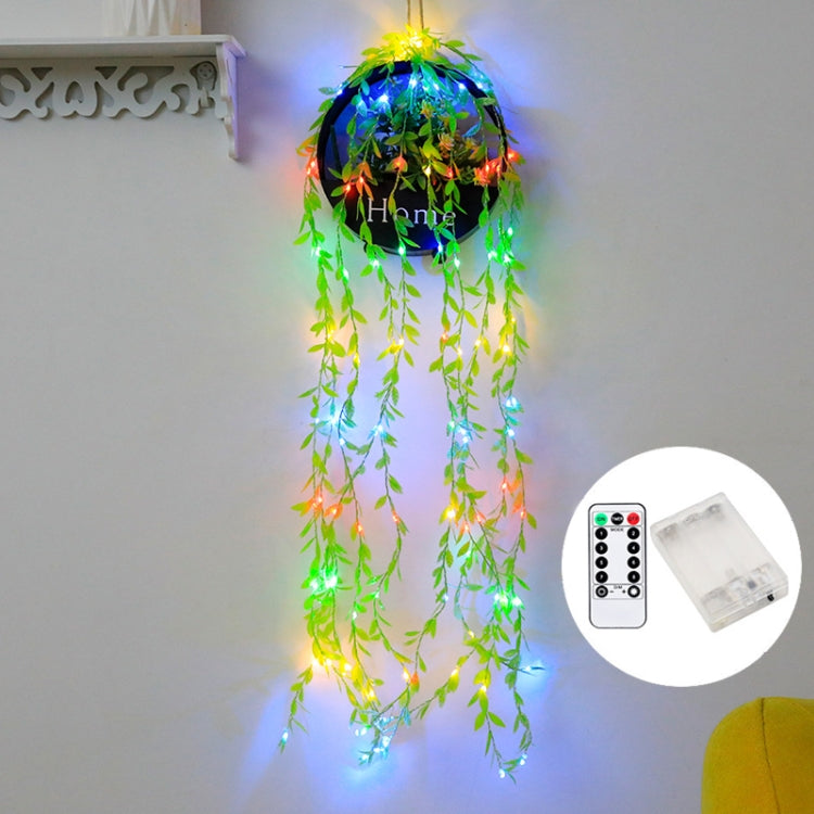 0.9m 100 LEDs Simulation Green Planting Copper Wire Decorative Light, Spec: