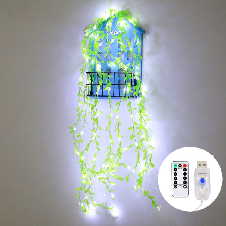 0.9m 100 LEDs Simulation Green Planting Copper Wire Decorative Light, Spec: