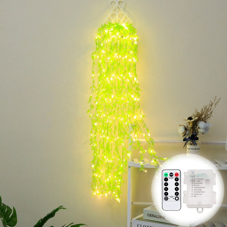 0.9m 100 LEDs Simulation Green Planting Copper Wire Decorative Light, Spec: