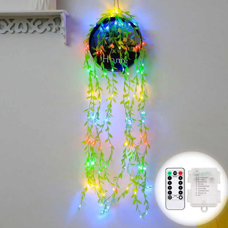 0.9m 100 LEDs Simulation Green Planting Copper Wire Decorative Light, Spec: