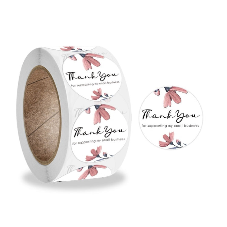 Thank You Flower Sticker Handicraft Decoration Envelope Sealing Sticker My Store