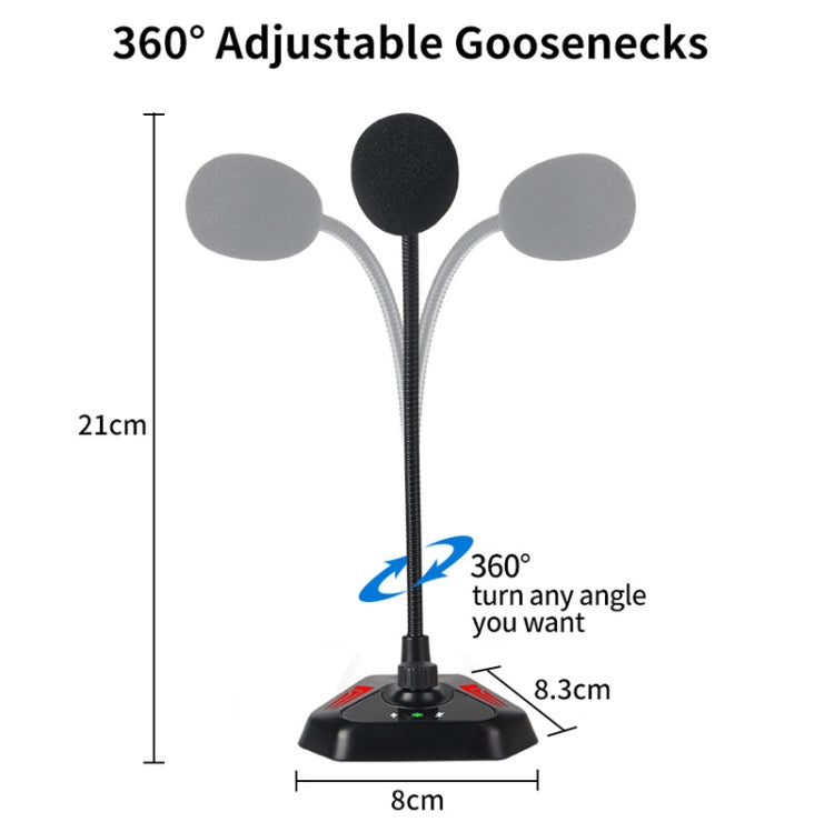 MI520 Desktop Computer Gooseneck Condenser Microphone My Store