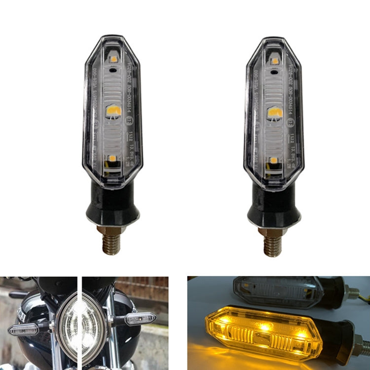 1 Pair MK-121 3 LEDs Shark Motorcycle Signal Lamp