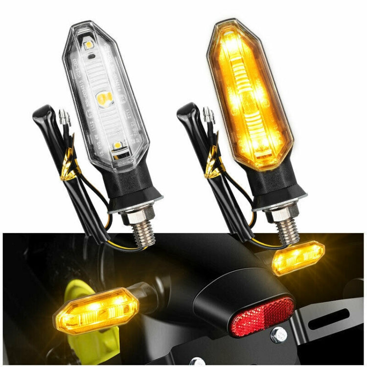 1 Pair MK-121 3 LEDs Shark Motorcycle Signal Lamp