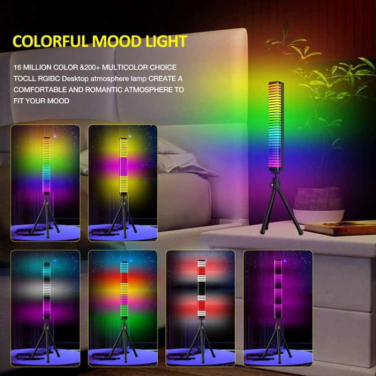 3D Pickup Atmosphere Light Desktop Music Rhythm Lamp,