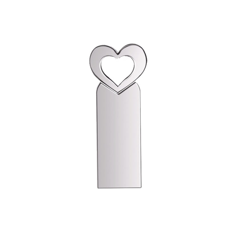 Zshqu2 Heart-Shaped USB 2.0 High Speed ??Metal USB Flash Drives My Store