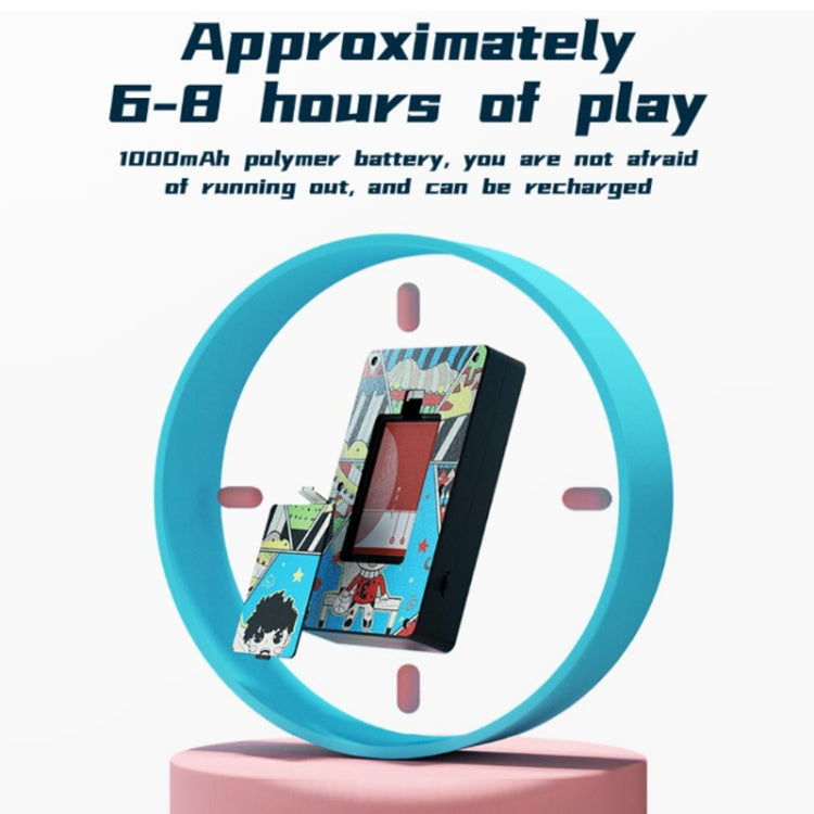 X50 500 in 1 2.8 Inch Kids Macaron Handheld Game Console, Style: