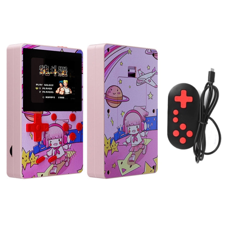 X50 500 in 1 2.8 Inch Kids Macaron Handheld Game Console, Style: