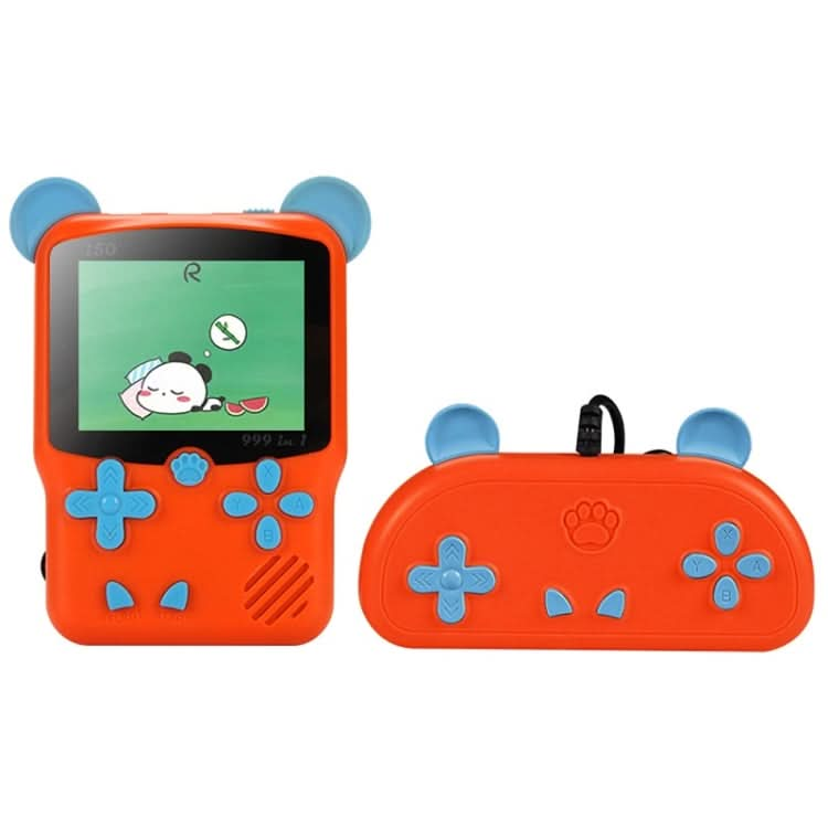 I50 999 in 1 Children Cat Ears Handheld Game Console, Style: Reluova