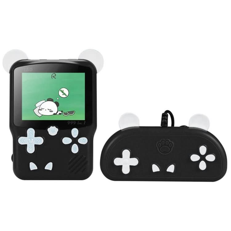 I50 999 in 1 Children Cat Ears Handheld Game Console, Style: Reluova