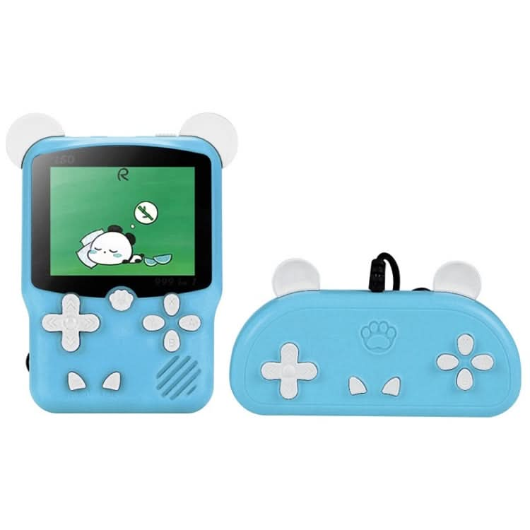 I50 999 in 1 Children Cat Ears Handheld Game Console, Style: Reluova