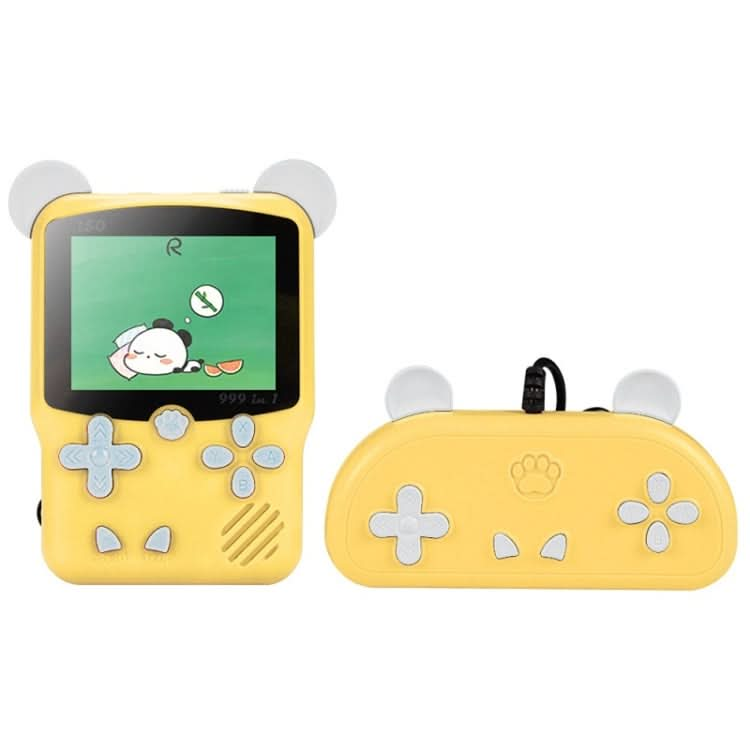 I50 999 in 1 Children Cat Ears Handheld Game Console, Style: Reluova