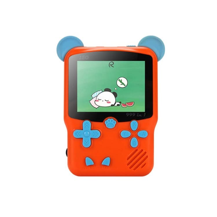 I50 999 in 1 Children Cat Ears Handheld Game Console, Style: Reluova