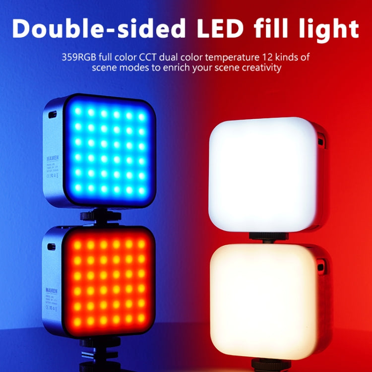 Mamen D01 66 LEDs 2500-9000K Double-Sided RGB LED Fill Lights My Store