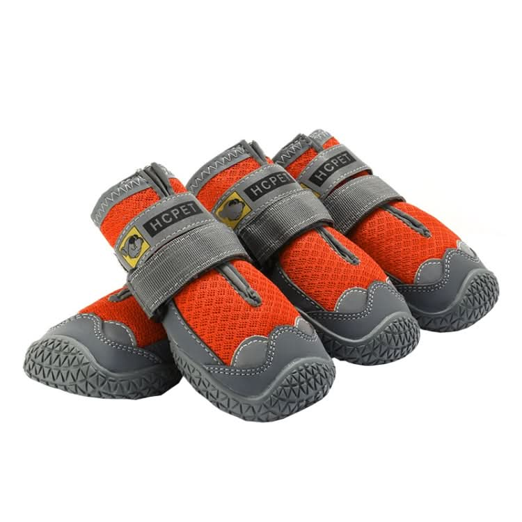 4 PCS / Set HCPET Dog Shoes Breathable Net Dog Shoes, Series 1-Reluova