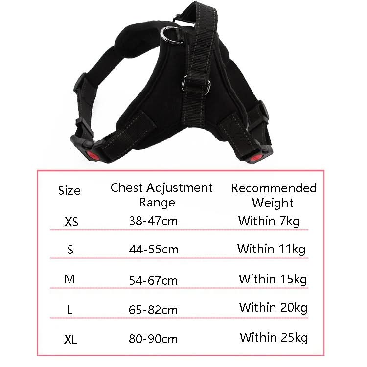 K9 Dog Adjustable Chest Strap, Size:, Series 3 - Reluova