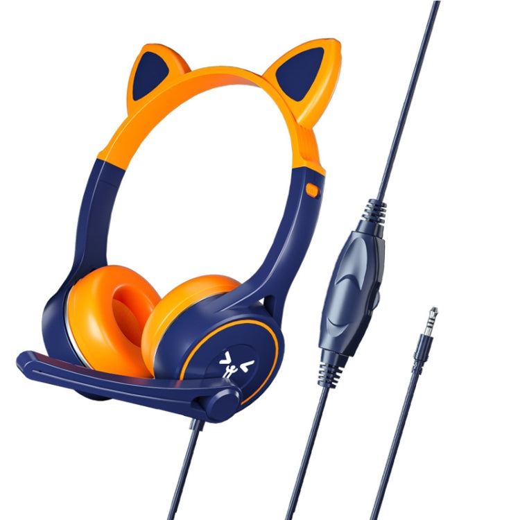 Soyto SY-G30 Cat Ear Computer Headset, Style: