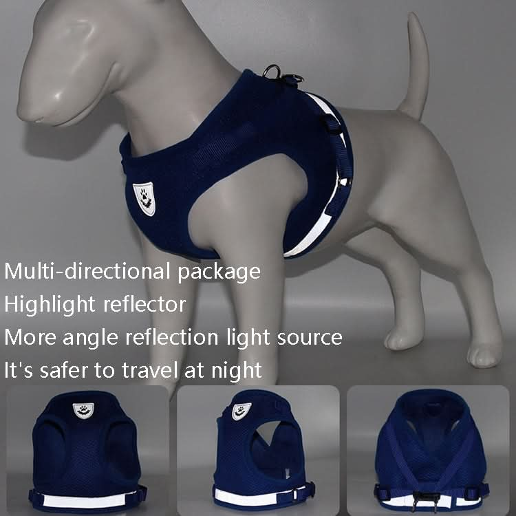 BL-844 Pet Chest Straps Reflective Breathable Dog Rope, Size: - Reluova