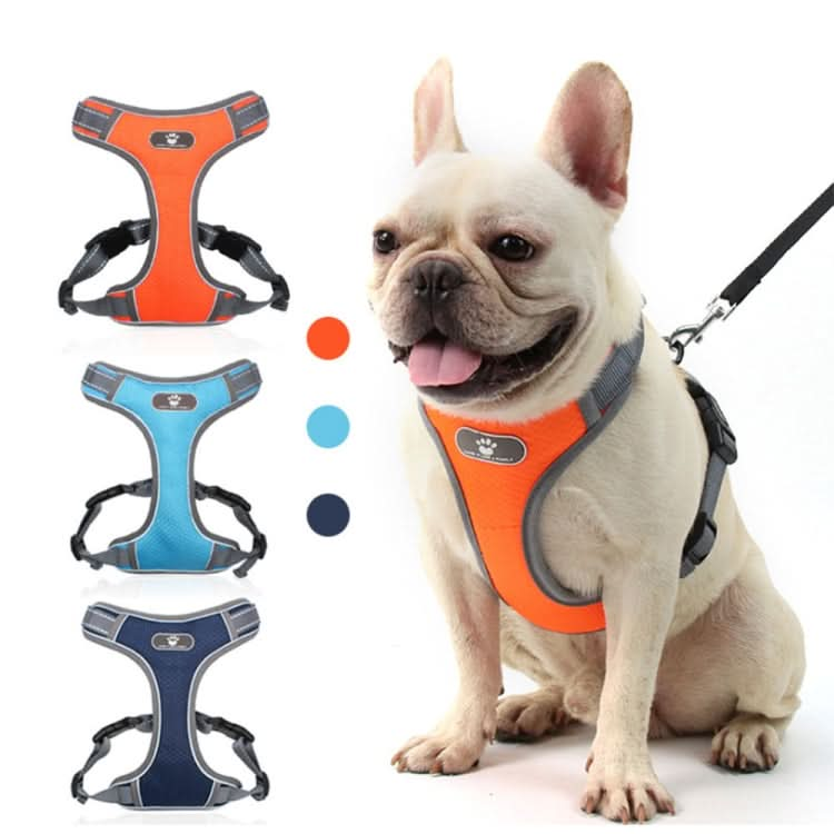 BL-852 Pet Traction Rope Mesh Breathable Dog Chest Straps - Reluova