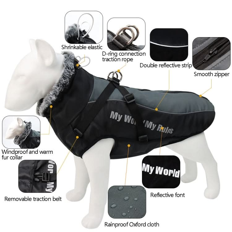 BL-683 Keep Warm Reflective Dog Clothes - Reluova