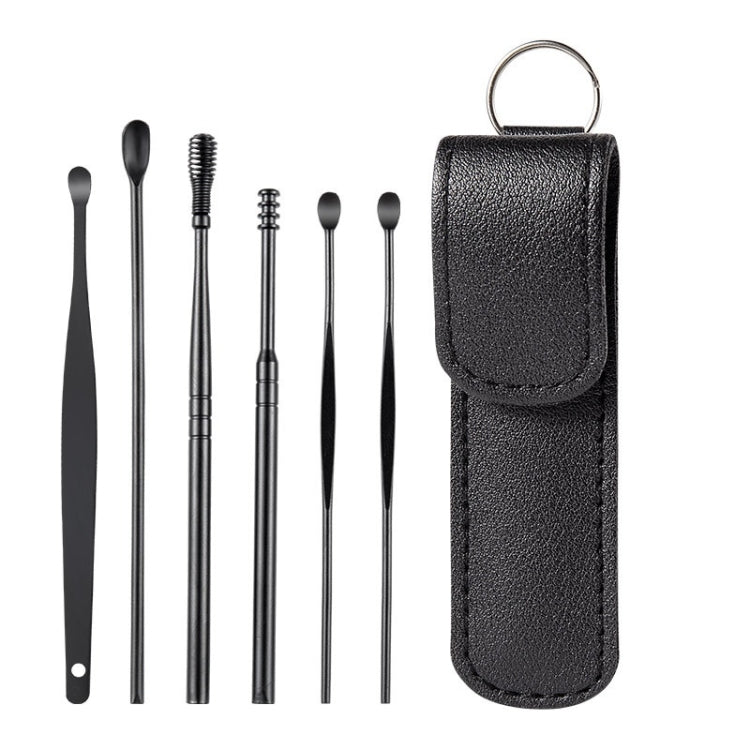 6 In 1 Stainless Steel Spring Spiral Portable Ear Pick-Reluova