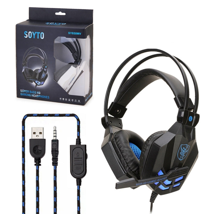 Soyto SY850MV Luminous Gaming Computer Headset